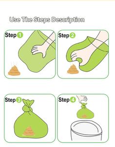 ถุงใส่ขยะมูลสัตว์เลี้ยงแบบย่อยสลายได้ ผลิตจากพลาสติก HDPE สำหรับสุนัข มีกลิ่นหอม พร้อมเชือกรูดปิดปากถุง สำหรับกำจัดขยะสัตว์เลี้ยง - Product Image 3