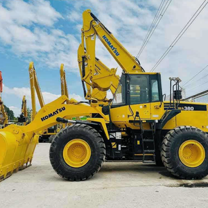 Chargeuse sur pneus Komatsu Wa380 d'occasion, moteur Cummins, capacité nominale de 38 tonnes, puissance de 143 kW, boîte de vitesses, moteur, pompe, roulement, norme supérieure, Chine - Product Image 2