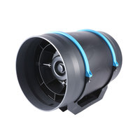 220V Mixed Flow Centrifugaal Afvoerlucht Plastic Groeien Tent In Lijn Inline Ventilatie Duct Fans
