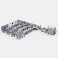 Machine entièrement automatique pour l'agencement des bâtonnets de viande pour chiens/chats sur une ligne de cartonnage