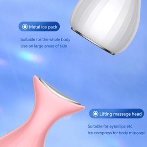 Mini appareil de beauté pour le visage à compresse froide, massage rafraîchissant de la peau, apaisant et anti-inflammatoire - Product Image 5