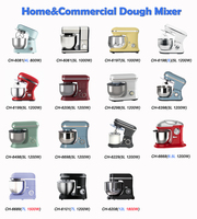 4L 5L 6L 8L 10L Gâteau Planétaire Électrique Maison Cuisine Appareil Machine Pain Alimentaire Commercial Pâte Batteur Sur Pied