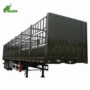 Semi-remorque à ridelles 3 essieux 45 tonnes avec revêtement anti-UV pour <span class=keywords><strong>transport</strong></span> longue distance en zone désertique - Product Image 3