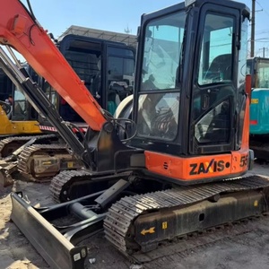 รถขุดขนาดเล็กมือสองจากญี่ปุ่น ยี่ห้อฮิตาชิ รุ่น ZX55 ZX50u รถขุดขนาดเล็ก 5-6 ตัน รุ่น ZX55 ZX50 ZX60 สำหรับงานก่อสร้าง - Product Image 1