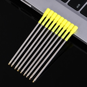 Recharges de stylo 82 mm, recharges de stylo à bille, <span class=keywords><strong>recharge</strong></span> de stylo diamant, pointe moyenne 1 mm, outil d'écriture en métal pour le bureau et l'école - Product Image 2