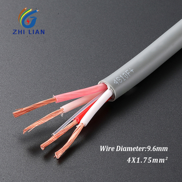 OFC Oxygen Free Copper HiFi Audio Speaker Cable PVC Insulated 16AWG 14AWG 12AWG Home Theater Car Audio Amplifier Bulk Spool