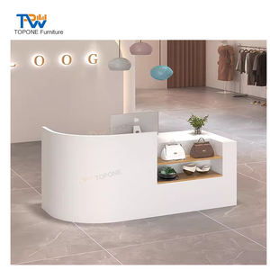 Bancone avant hôtel petites décorations de mariage pour bureau réception salon de beauté table design comptoir magasin de vêtements moderne - Product Image 5