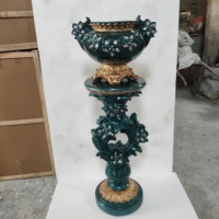 Grand Vase moderne en résine deux pièces pour la décoration des événements et des mariages
