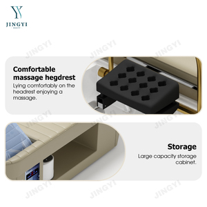 Tempat tidur Spa Jepang, terapi kepala berbaring, tempat tidur Spa pedikur dengan pijat sandaran dapat disesuaikan - Product Image 6