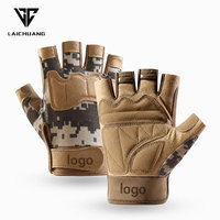 Gants tactiques avec protection des jointures rigides et logo personnalisé pour l'entraînement professionnel, la chasse et l'escalade