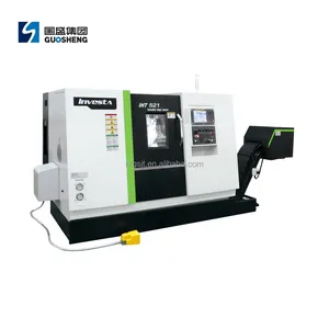 iHT521 CNC Fanuc Controller ล้อแม็กเรือเครื่องกลึงราคา