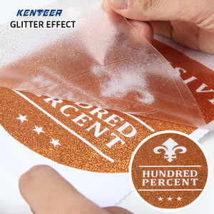 25*30cm/9.84 * 11.81in工場卸売カラーグリッター熱伝達ビニールフィルムシート耐久性のあるHTV鉄オングリッタービニールテキスタイル - Product Image 2