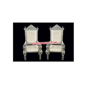 De novia de plata sillas para venta boda real Maharani sillas boda último diseñado sofá - Product Image 1