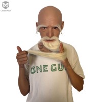 Masque en silicone réaliste personnalisé avec cheveux, respirant et réutilisable, idéal pour les soirées masquées et Halloween – Direct Usine