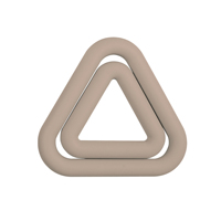 Anneau de musculation triangulaire en silicone et haltère en silicone, équipement d'entraînement de gym pour la perte de graisse et le remodelage corporel, assistant de fitness et de yoga