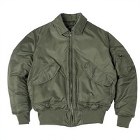 Blouson Bomber OEM personnalisé à col montant, imperméable, coupe-vent, séchage rapide, décontracté, coupe ample, teint uni, avec doublure en soie épaisse