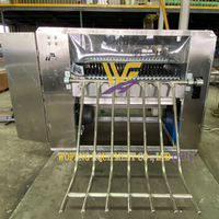 Machine hydraulique de dépoilage de porcs en acier inoxydable avec moteur et roulement pour abattoir