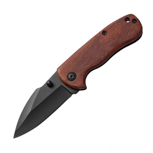 Stainless steel Bork folding <b>knife</b> with wooden handle multi-function <b>sharpened</b> cuchillos tactical <b>knife</b> - Product Image 6