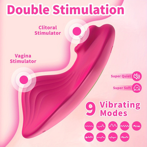 Pink Silicone Wearable <b>Vibrator</b> With App <b>Remote</b> <b>Control</b> Waterproof 7 Frequencies Non Latex Adult Stimulation Female Device - Product Image 2