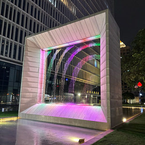 Kỹ Thuật Số đầy màu sắc nước Rèm đài phun nước hiệu ứng năng động Thác nước phong cách đám cưới thép không gỉ 304 thương mại ngoài trời sử dụng dễ dàng - Product Image 6