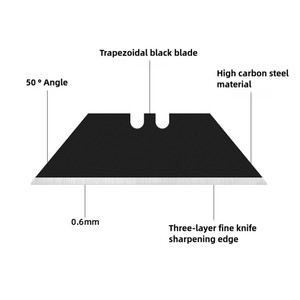 Sk2 thép carbon hình thang cắt lưỡi dao gấp phụ kiện tùy chỉnh OEM hỗ trợ - Product Image 5
