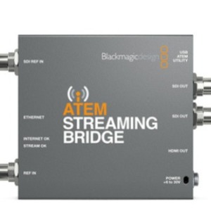 Convertidor de Video Blackmagic Design ATEM Streaming Bridge para Transmisión en Vivo, Distribuidor de Señal Metálico con Función de Conversión y Conmutación - Product Image 5