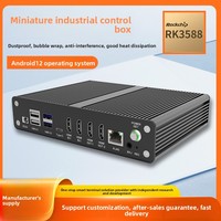 Mini PC sin Ventilador con Placa Base RK3588 Rockchip Basada en Android 12, AI3588-BOX, Garantía de Un Año, Reproducción de Audio y Vídeo, Computación de Borde