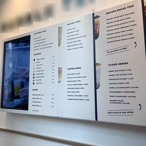 Chất lượng cao tùy chỉnh <span class=keywords><strong>Menu</strong></span> in trên decal PP và Backlit phim cho quán cà phê nhà hàng quán bar và kinh doanh sử dụng - Product Image 2