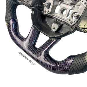 <span class=keywords><strong>Volant</strong></span> en cuir violet et fibre de carbone, directement de l'usine, pour Dodge Charger Challenger SRT 2019 2020 <span class=keywords><strong>2021</strong></span> 2022 2023 - Product Image 3