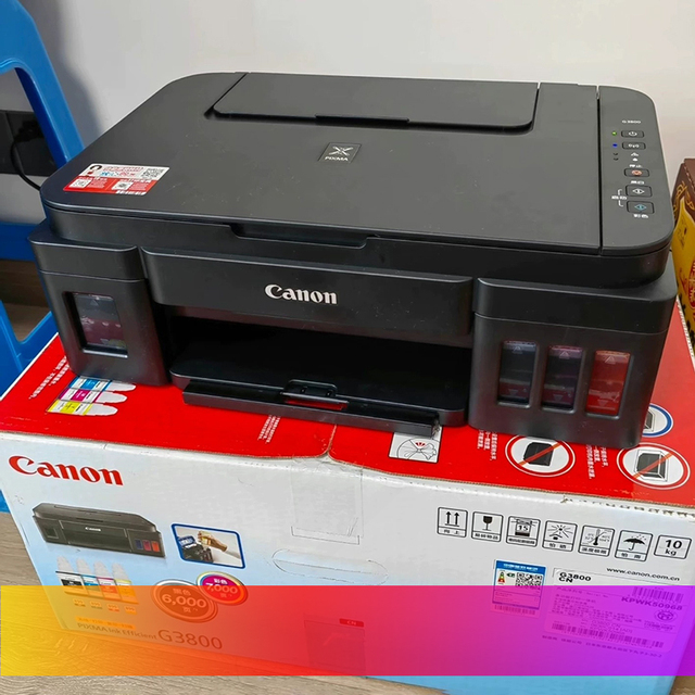 Cano.n G3800 4-Color Photo Printer A4 Color Black Print Speed Large-Capacity Water-Based Ink Cartridges