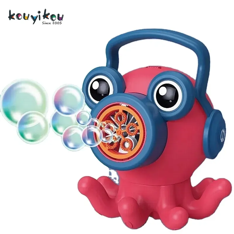 Summer Automatic Bubble Machine 2000+ Bubbles Per Minute Octopu Burbujas Soap Blower Maker For Kids Baby Outdoor Bubble To Bath