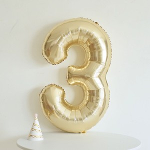 Venta caliente gigante de 40 pulgadas Número de oro blanco globo de papel de helio 18 pulgadas corazón estrella oro blanco enlace número uno globo para cumpleaños - Product Image 5