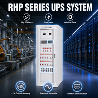 Convertisseur de puissance DC-AC série RHN 1KVA~20KVA, onduleur à onde sinusoïdale pure de qualité industrielle pour la sauvegarde des postes de transformation électriques