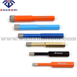 <span class=keywords><strong>Tuyau</strong></span> carbure pointe scie cloche fraise Cnc routeur pierre béton carrelage pistolet Machine étape béton diamant tige hexagonale foret - Product Image 6