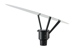 Lampadaire de jardin LED en aluminium pour <span class=keywords><strong>extérieur</strong></span>, indice de protection IP65, <span class=keywords><strong>avec</strong></span> alimentation secteur pour l'éclairage des parcs, des routes et des cours - Product Image 5
