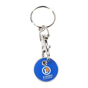 Promotional High Quality Blank Round Custom logo Metal <b>Engraved</b> Keychains Stainless Steel - Product Image 3