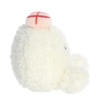 Jouet en peluche doux, en forme de sushi nigiri aux crevettes, style cuisine japonaise, accessoire interactif pour animaux de compagnie