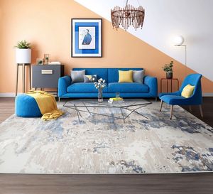 Alfombra Moderna para Interiores de 5'x7', Colección <span class=keywords><strong>Rockwood</strong></span> de Poliéster de Pelo Medio para Sala de Estar, Dormitorio, Oficina, Comedor - Product Image 5