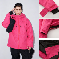 Veste de ski pour homme coupe-vent personnalisée, style nordique, unisexe, chaude, imperméable, professionnelle pour le ski, anorak pour homme