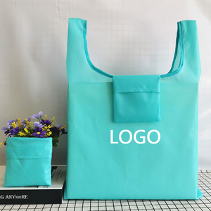 ถุงผ้าโพลีเอสเตอร์พับได้ถุงช้อปปิ้งพร้อมถุงใส่สำหรับร้านขายของชำขนาดใหญ่เป็นมิตรกับสิ่งแวดล้อมใช้ซ้ำได้ - Product Image 2