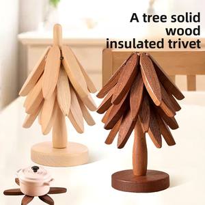 <span class=keywords><strong>Tapis</strong></span> isolant thermique en forme d'arbre de Noël pour la maison, anti-brûlure, pliable, artisanat créatif, ornements pour la maison et le bureau - Product Image 4