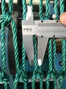 Hoge Vasthoudendheid Hdpe Enkele En Dubbele Knopen Gemaakt Van Duurzaam Pe Materiaal Trawl Visnet Voor De Visserij In Diepzee - Product Image 4
