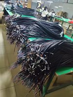 Konektor Kabel Bundar Elektronik Plastik Tahan Air IP67 Seri M12 2-10pin