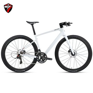 Bicicletta Gravel V1 in Fibra di Carbonio ad Alto Modulo con Cavi Interni e Design con Asse Passante per Ciclismo XC Fuoristrada - Product Image 6