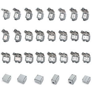 Boîtier de <span class=keywords><strong>prise</strong></span> étanche SFE IP66 1 ou 2 postes, multifonctionnel, 16A, type multiprise murale - Product Image 6