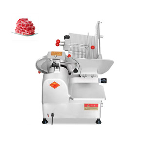 Trancheuse à viande commerciale automatique avec lames haute performance et dispositifs de sécurité, machine à découper la viande - Product Image 2
