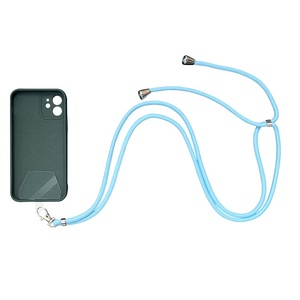 Transparente TPU Phone <span class=keywords><strong>Lanyard</strong></span> Hülle mit Karten halter Universal Cross body Strap Connection Zurück Aufkleber Schlüssel anhänger Festes Stück - Product Image 1