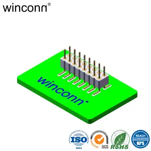 Custom Headers Crimp Vertical SMT Wire To Board Easy Actuation Molex 2.54mm Pcb Header Socket 4 Pin Connector