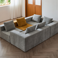 Fabricants OEM/ODM de canapés sectionnels modernes pour la maison, meubles de salon, emballés en boîte, canapé compressé