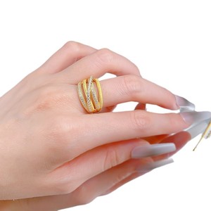 New S925 Silver Italian Brushing <strong>Craft</strong> Cross <strong>Ring</strong>, Old Money Style Finger <strong>Ring</strong>, Women's Light Luxury Wedding Jewelry - Product Image 6